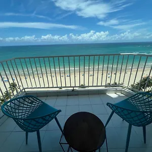 Gorgeous Ocean View 1br W/beach Acess & Pool , San Juan Puerto Rico